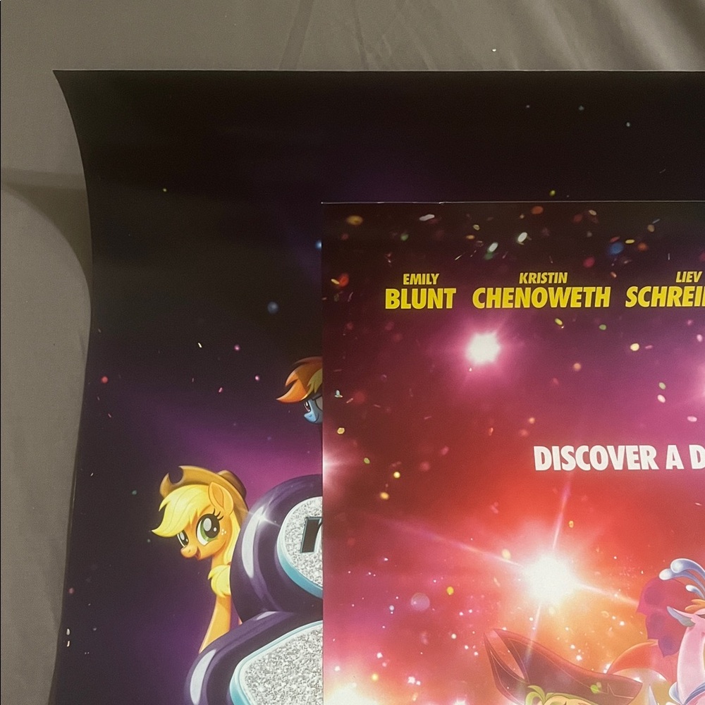 My Little Pony BOTH Movie Posters 2017 13.5x20 Hasbro Lions Gate Origin new - Picture 7 of 14